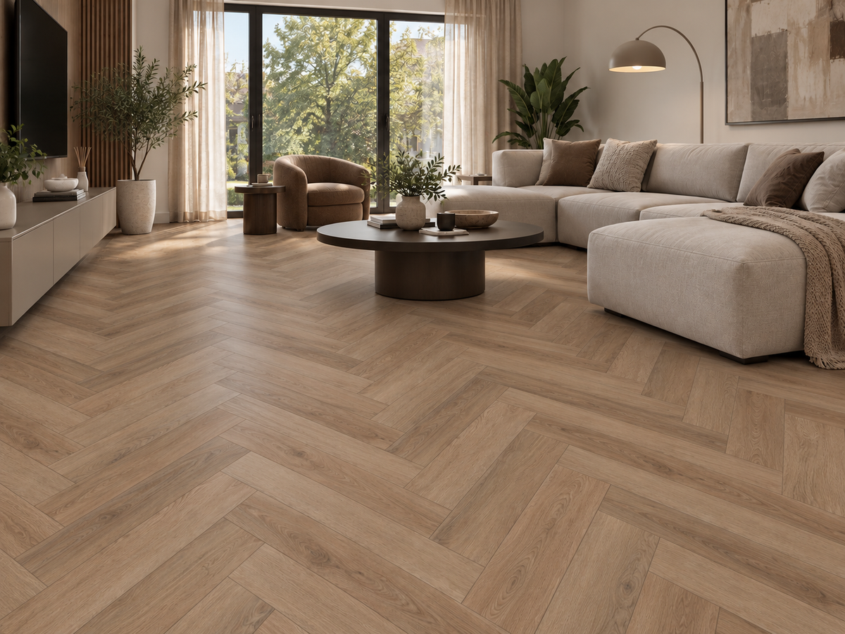 Diamonds Sierra - Visgraat PVC Click